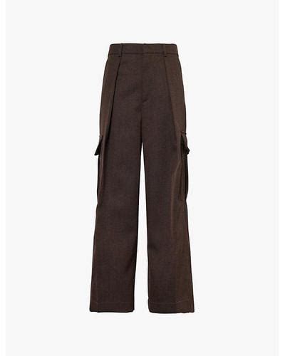 burberry short dames|Burberry wide leg pants.